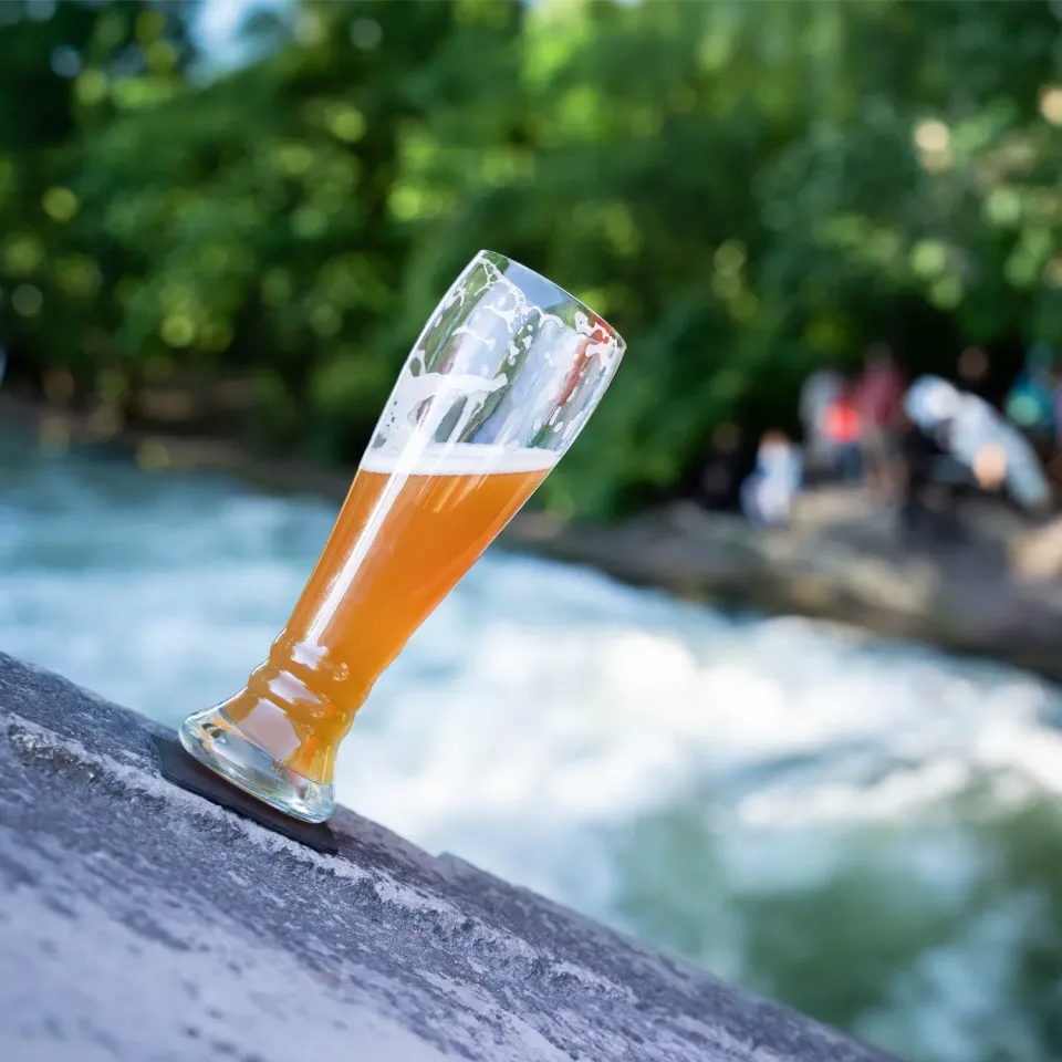 Silwy Bicchiere Magnetico da Birra Frumento in Tritan