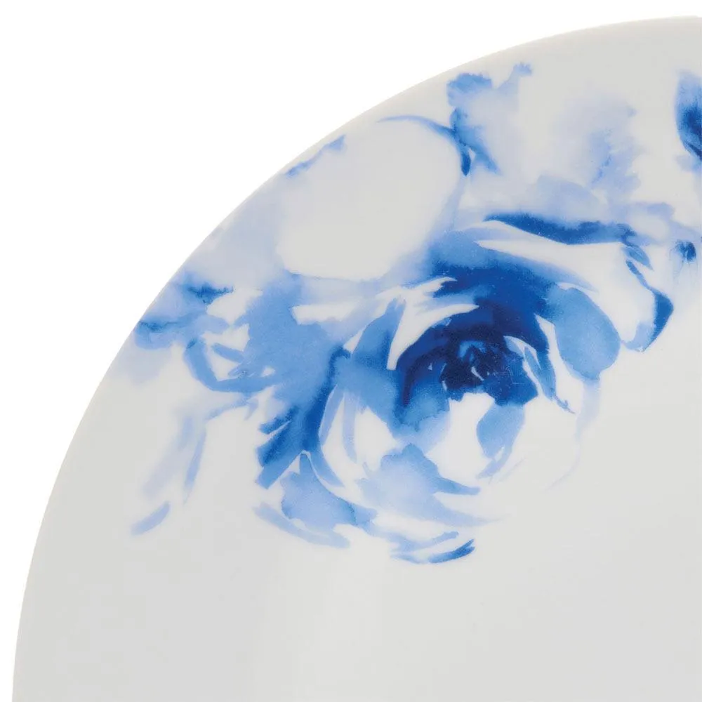 Fitz and Floyd Bloom Servizio Piatti 32 Pezzi per 8 Blu Porcellana