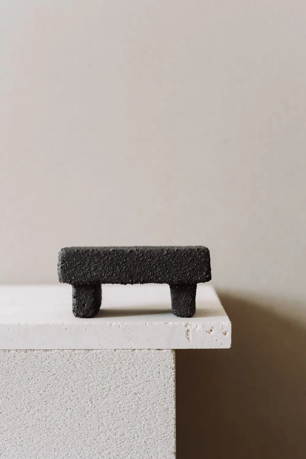 Poemi Origen panchina 11,5 cm in gres terrazzo