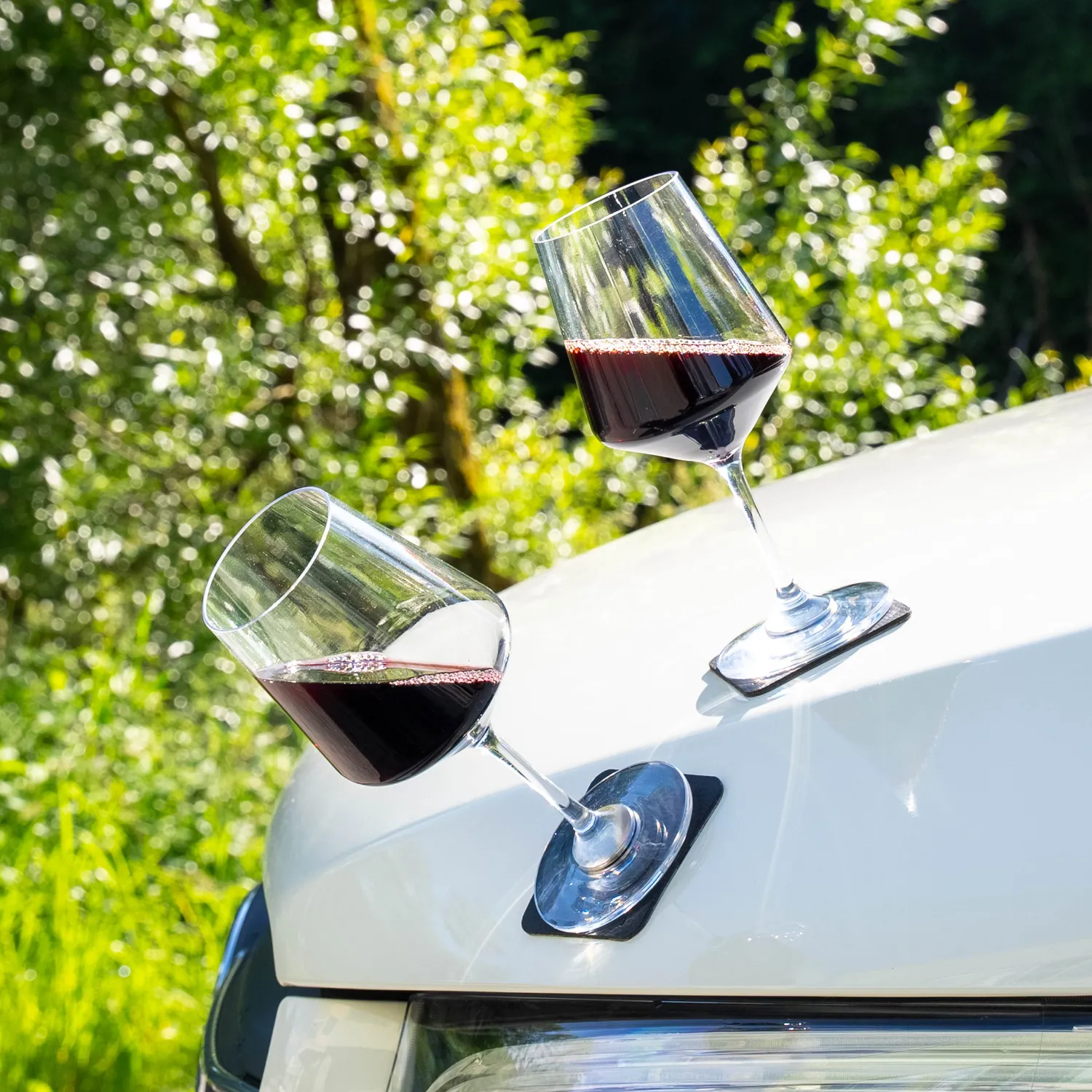Silwy Wine Classic calici magnetici trasparenti 6 pad