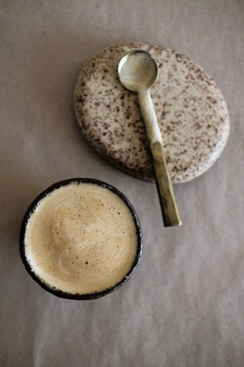 Poemi M'amuse piatto pietra 11 cm beige gres