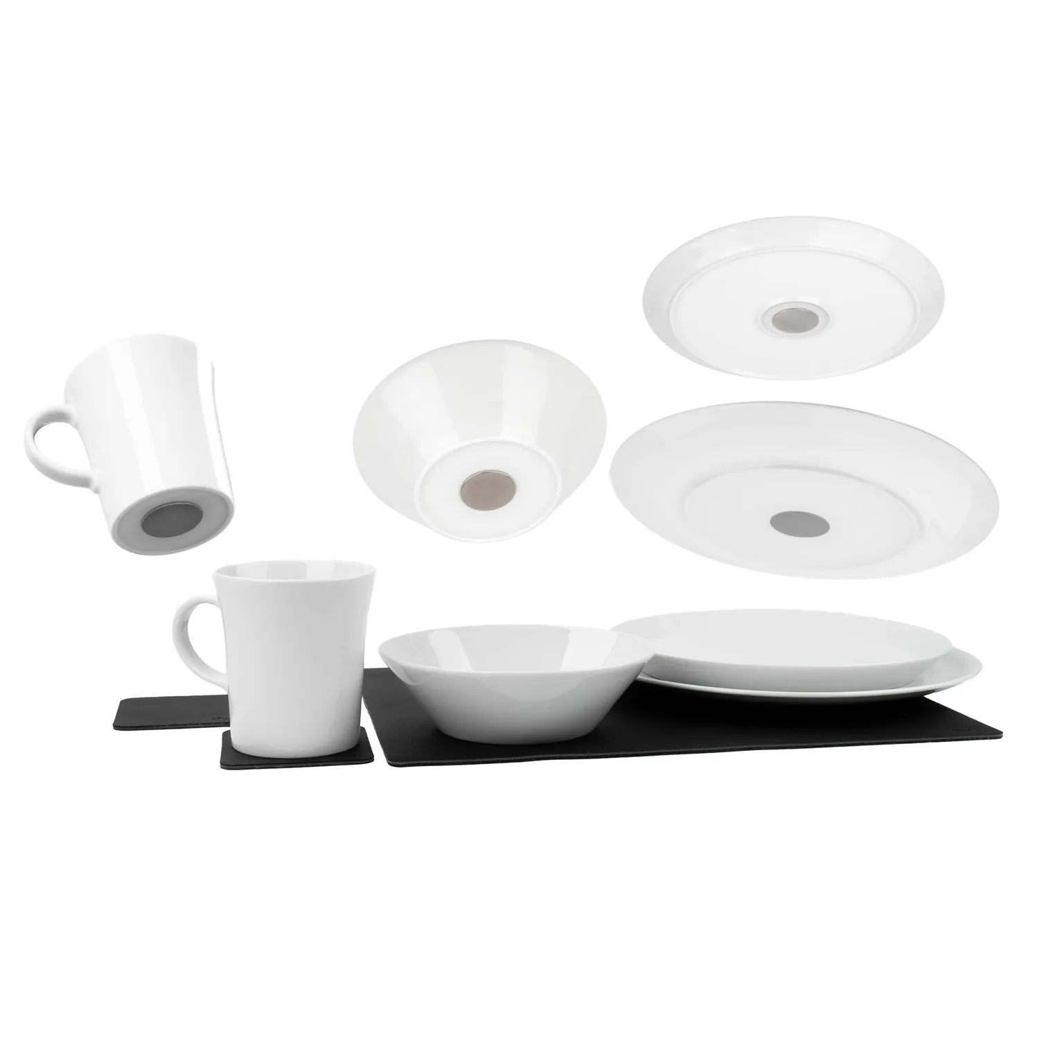 Silwy Classic set stoviglie magnetica porcellana 8 pezzi