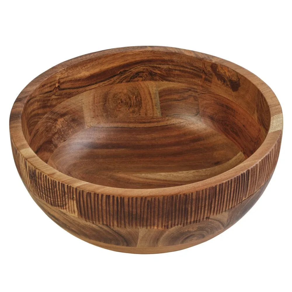 Fitz and Floyd Caleb ciotola portata legno acacia 11 IN