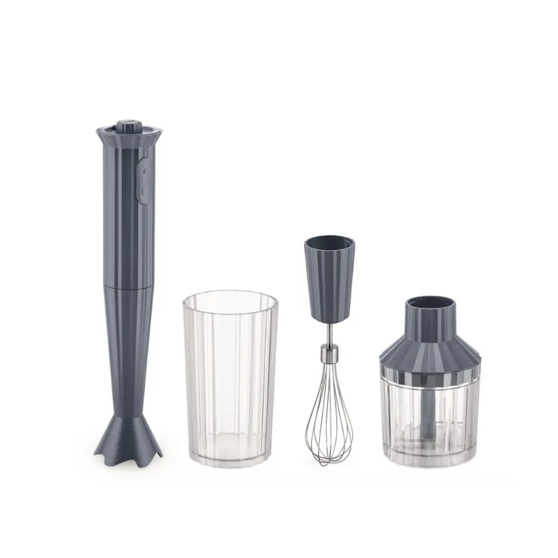 Alessi Plissé set frullatore immersione pieghettato