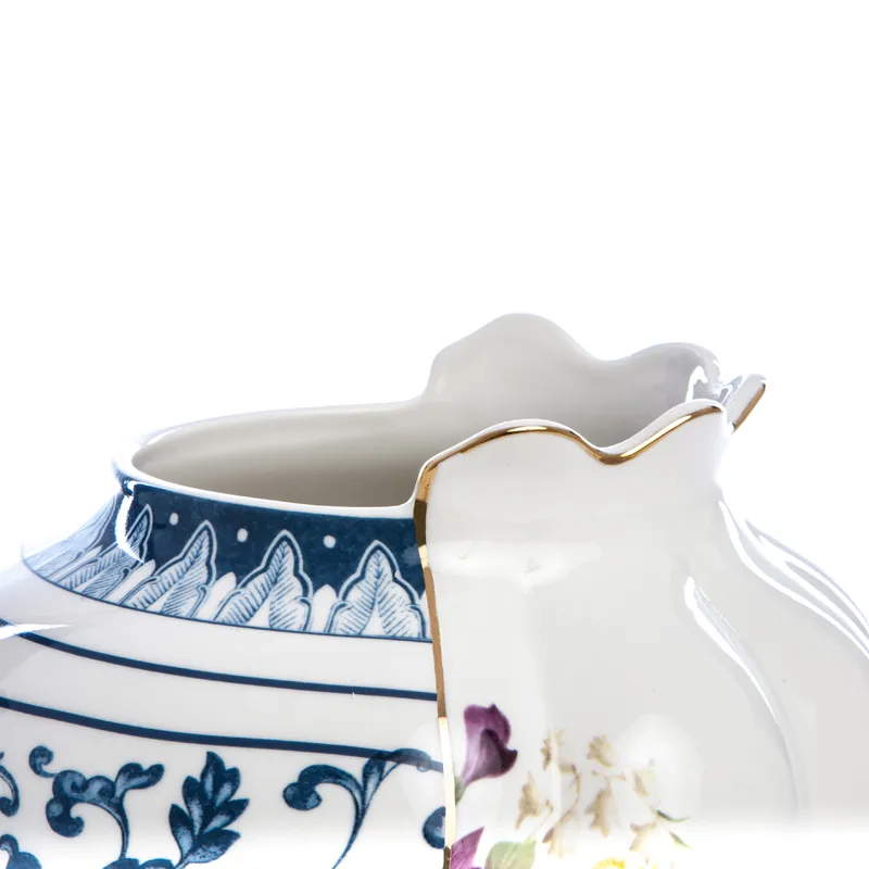 Seletti Hybrid Melania vaso porcellana bone china