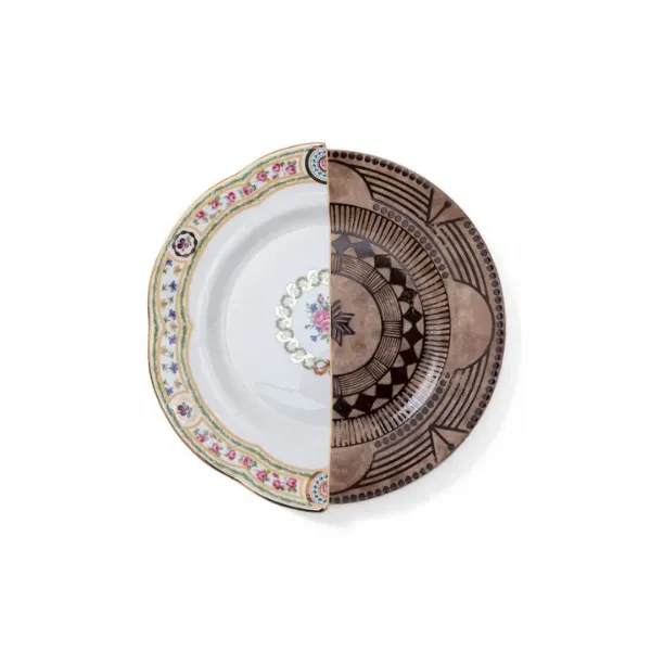Seletti Hybrid Hobyo Piatto Piano Porcellana