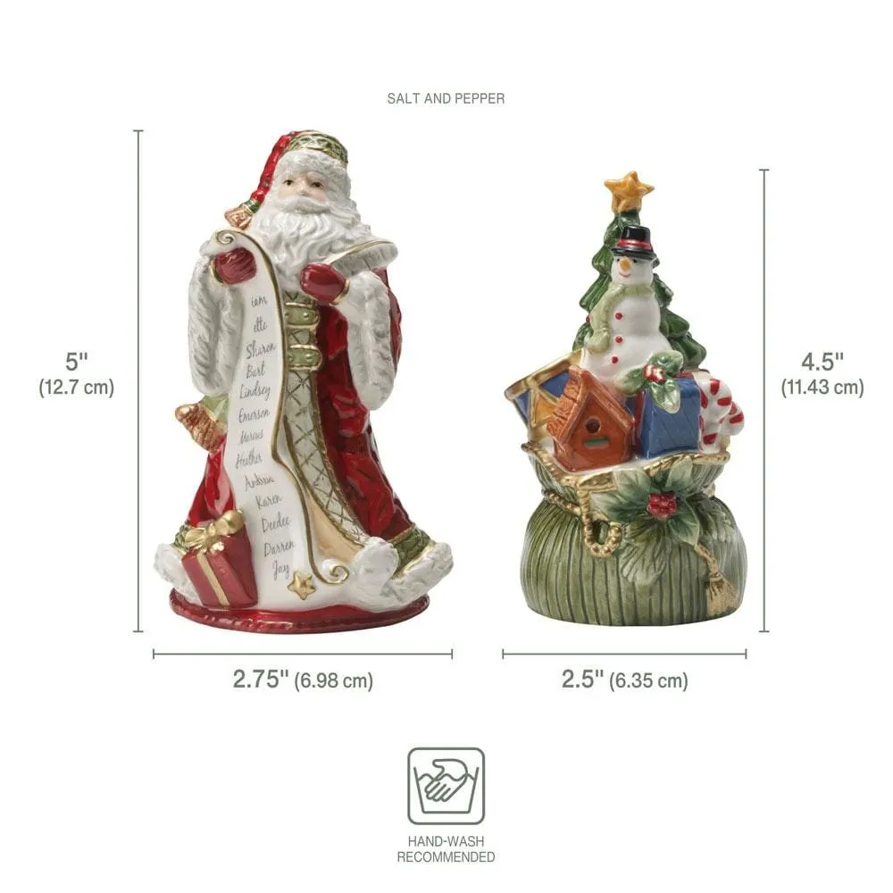 Fitz and Floyd Holiday Home set sale e pepe Babbo Natale