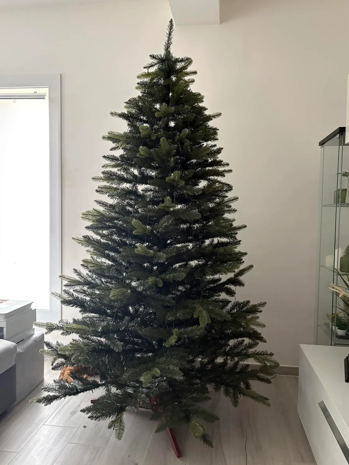 Pure Living albero di Natale artificiale 180 cm realistico