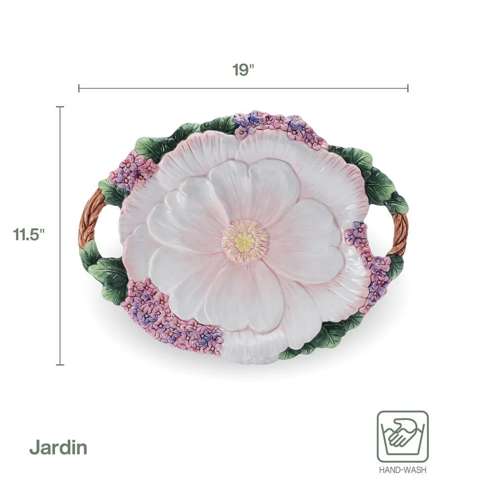 Fitz and Floyd Jardin vassoio da portata 48 cm floreale