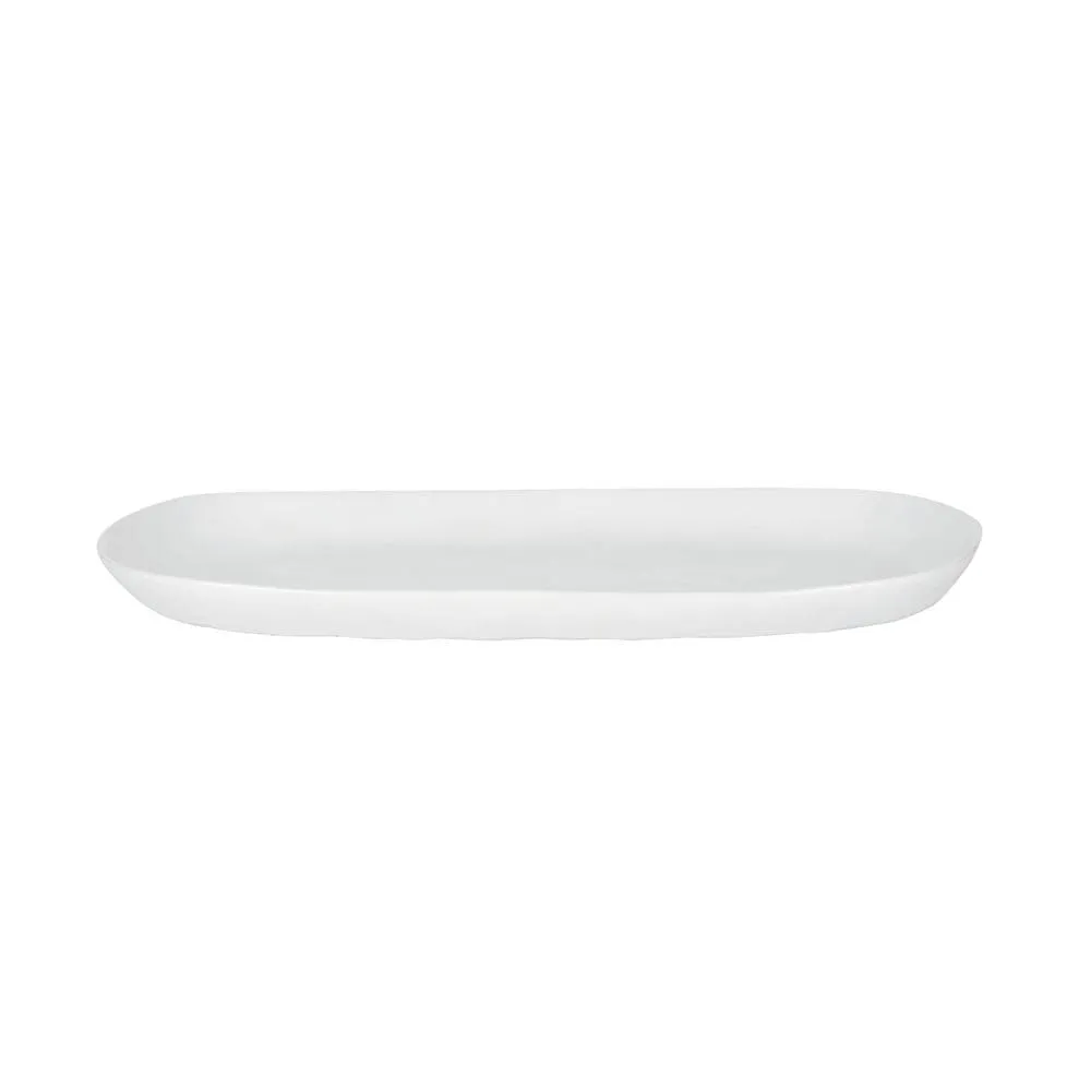 Fitz and Floyd Everyday White Organic vassoio 38 cm porcellana