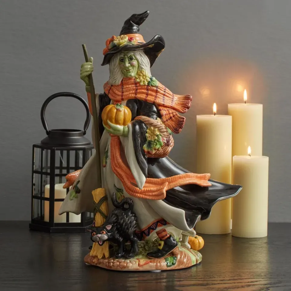 Fitz and Floyd Halloween Harvest Statuina Strega 42 cm