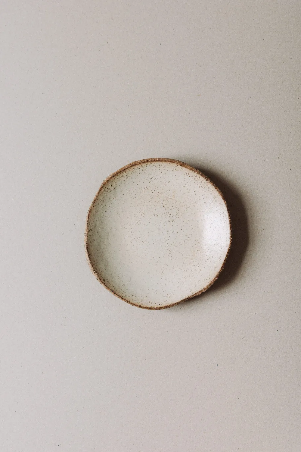 Poemi Umbria piatto fondo 21 cm beige terrazzo