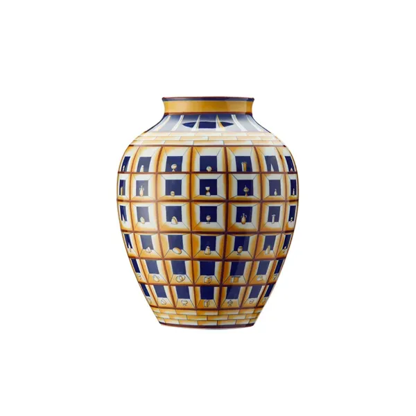 Ginori 1735 Prospettica Vaso Orcino Gio Ponti porcellana