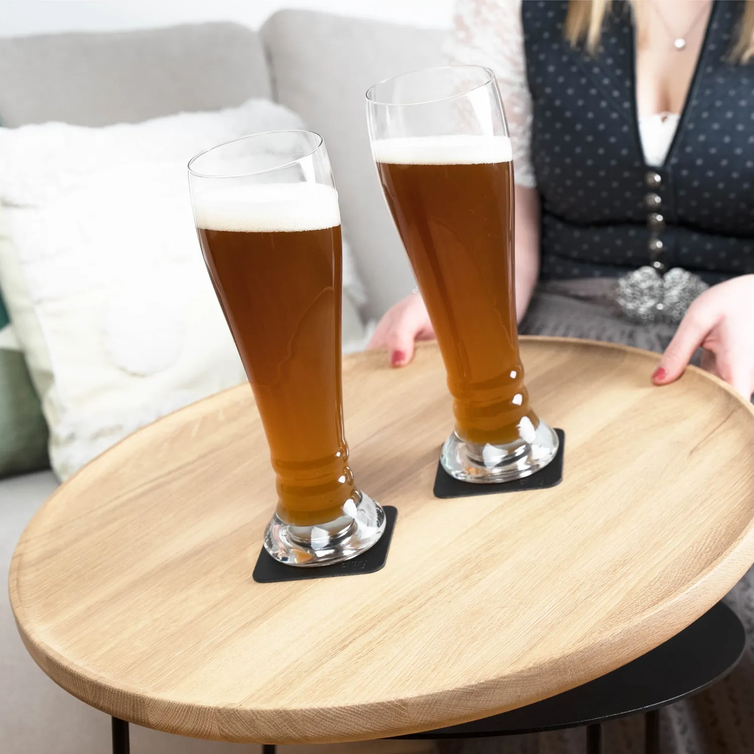 Silwy Bicchiere Magnetico da Birra Frumento in Tritan