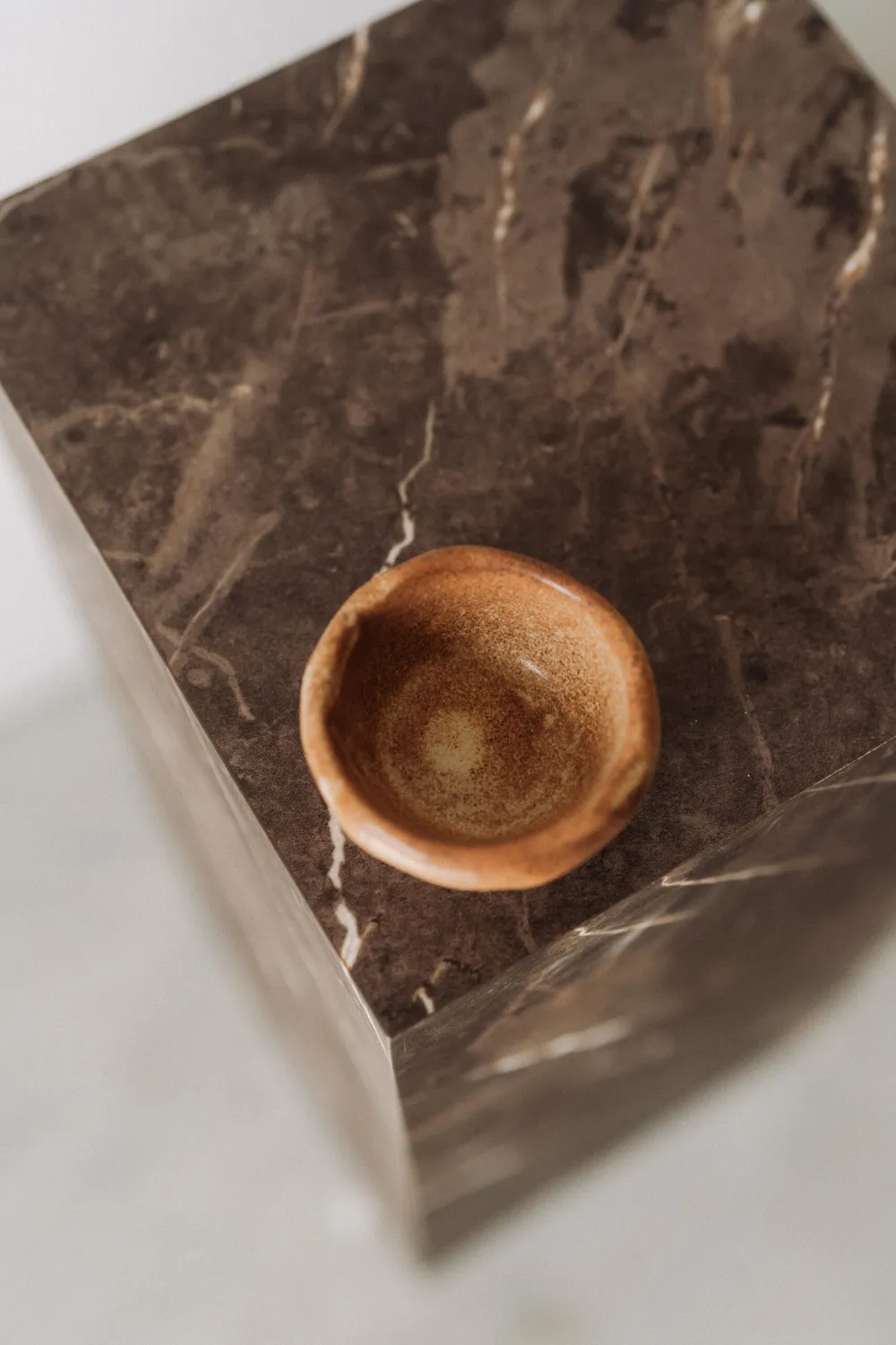 Poemi Wa Coppetta Salsa in Gres Marrone 7,5 cm