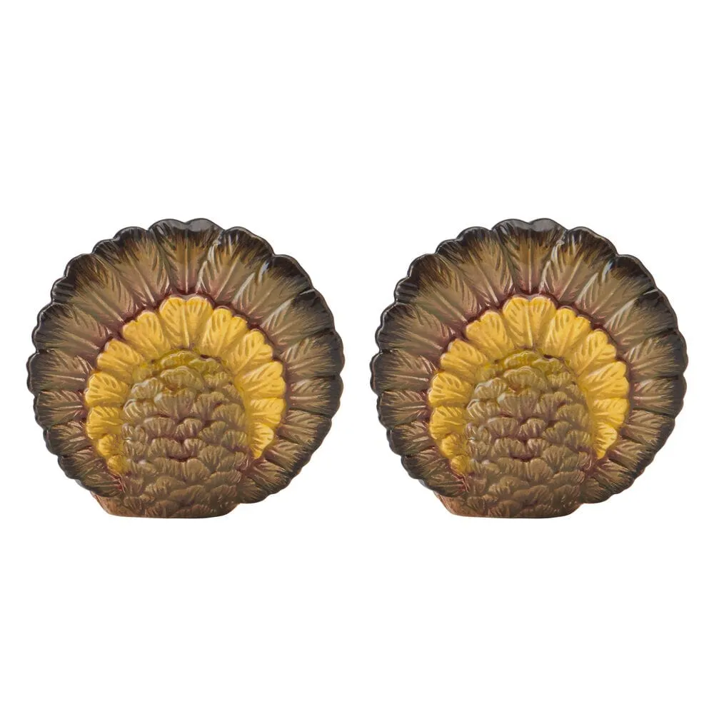 Fitz and Floyd Thanksgiving Traditions set sale pepe tacchino