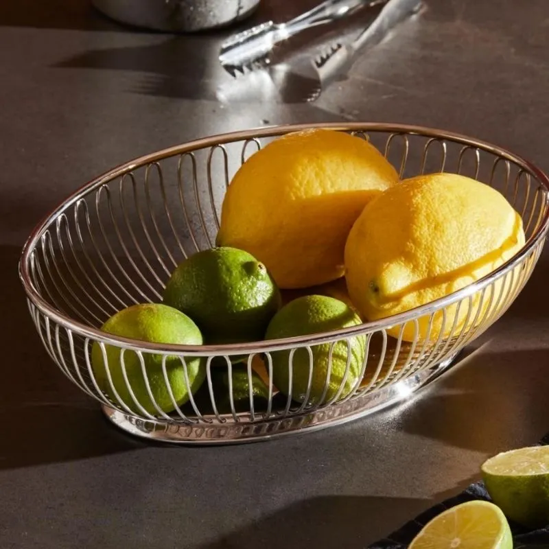 Alessi 829 vassoio ovale filo acciaio