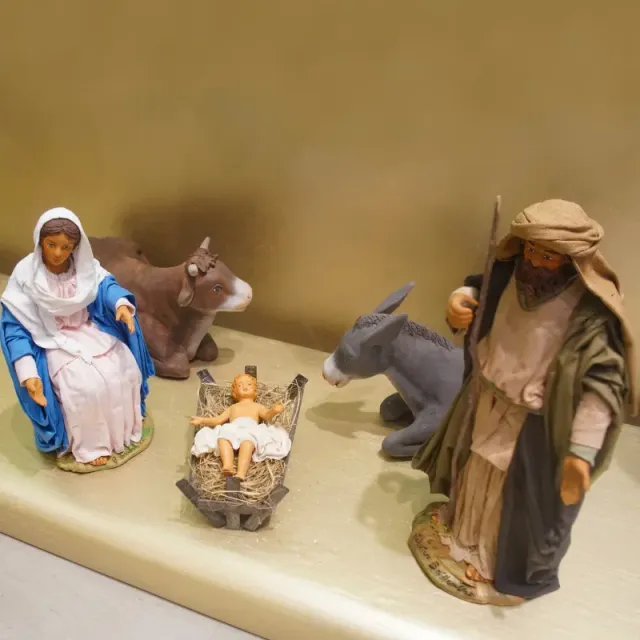 Artigianato Napoletano Natività presepe 24 cm fatto a mano