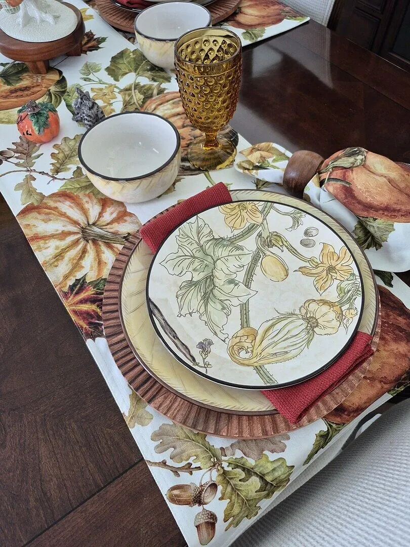 Fitz and Floyd Caleb set 2 sottopiatti legno acacia