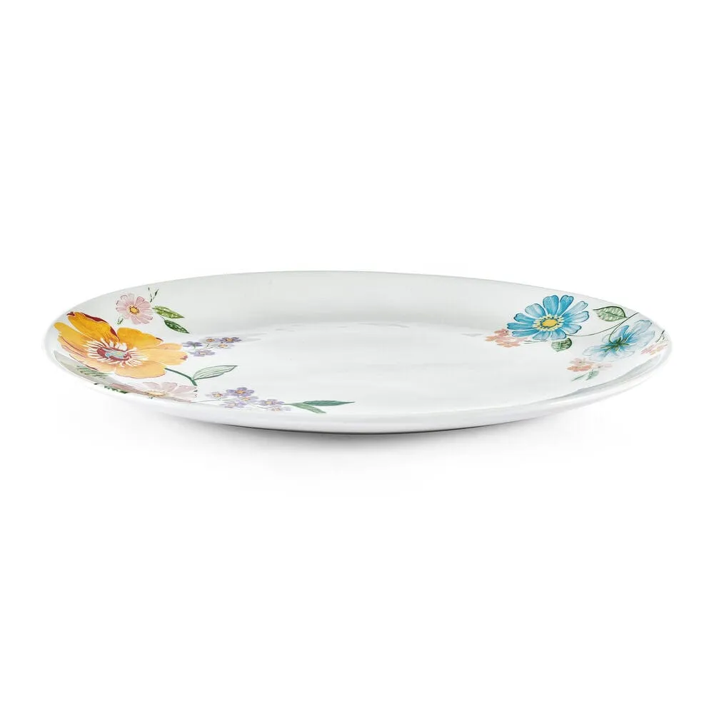 Fitz and Floyd Meadow vassoio 16 pollici fiori