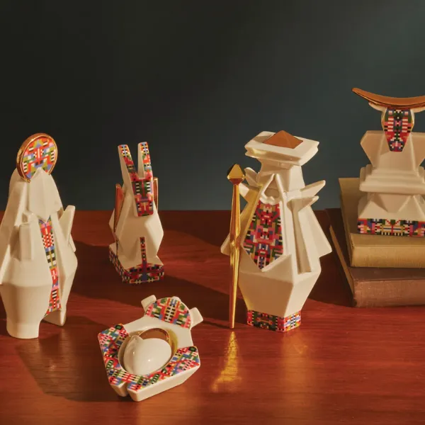 Alessi Holyhedrics presepe in porcellana