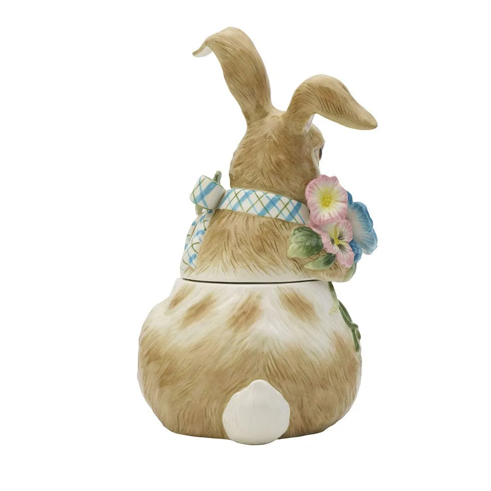 Fitz and Floyd Toulouse Rabbit biscottiera coniglio ceramica
