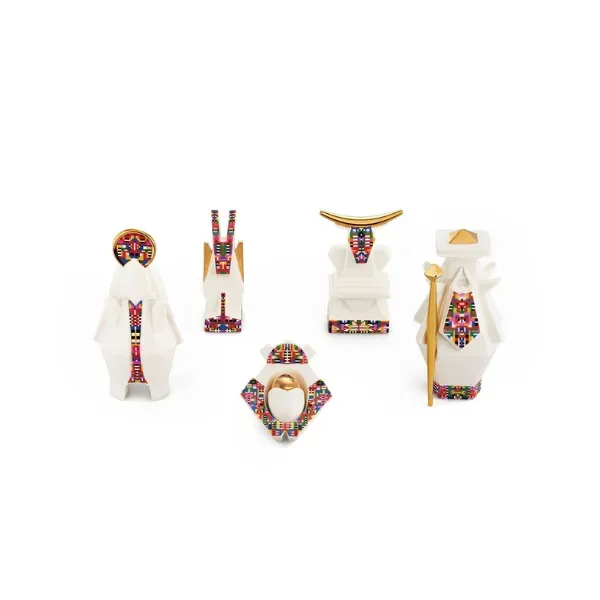 Alessi Holyhedrics presepe in porcellana