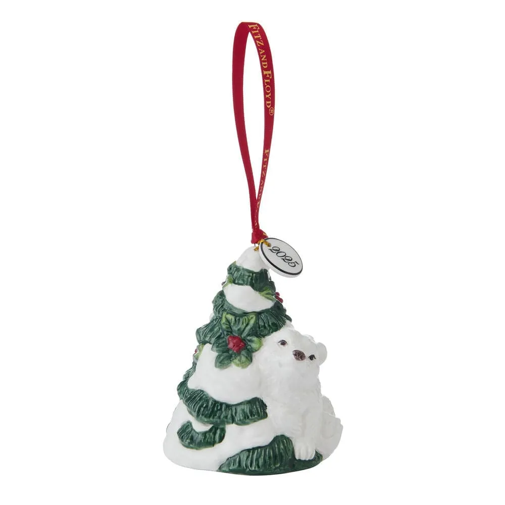 Fitz and Floyd Woodland Holiday ornamento albero 2025 orso