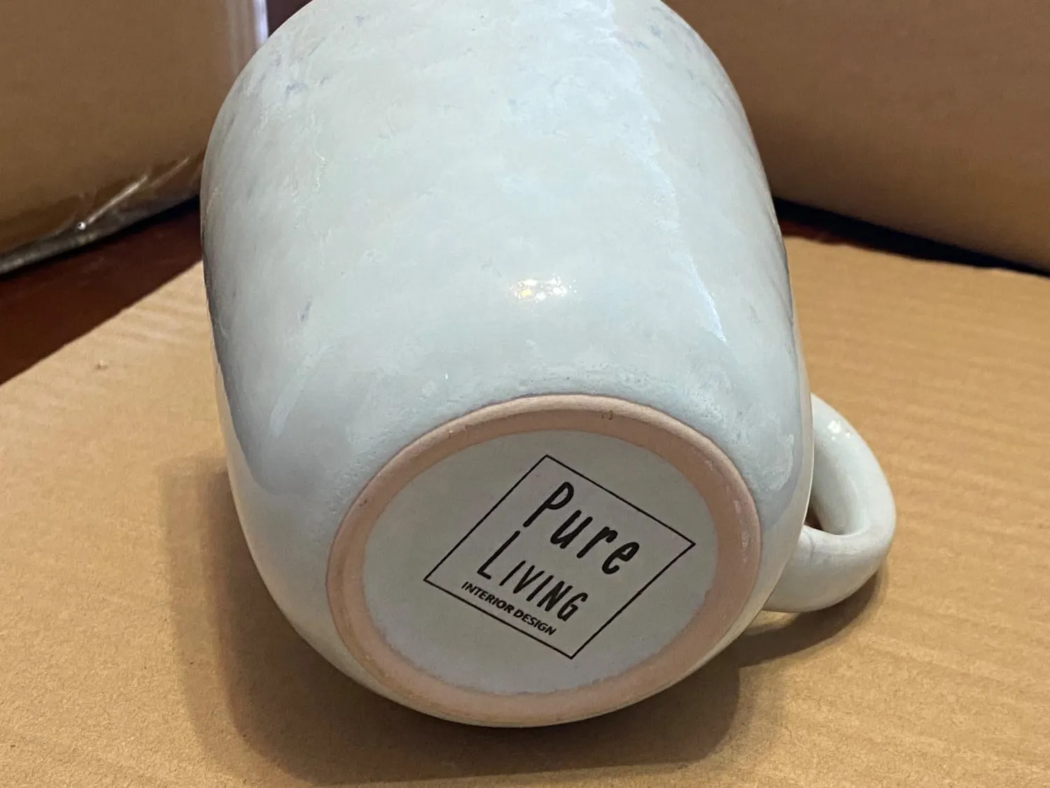 Pure Living Ibiza piatti piani 6 pezzi beige gres
