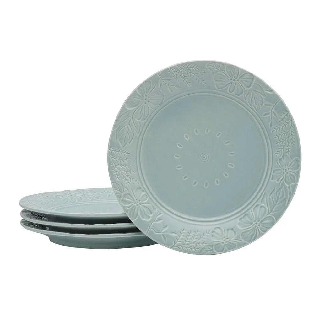 Fitz and Floyd English Garden set 4 piatti piani 28 cm