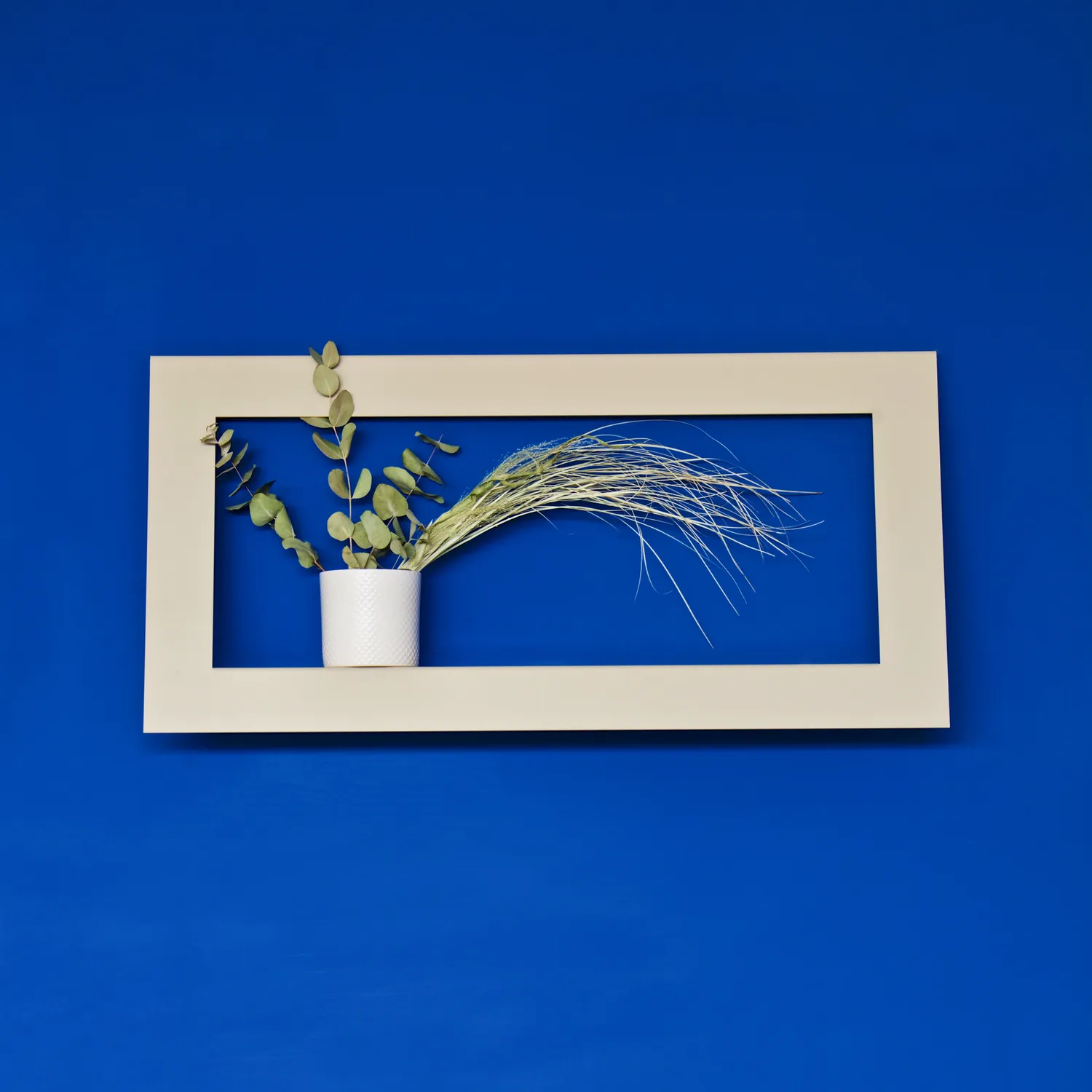 Eva Rettangolo mensola appoggio Bianco da parete