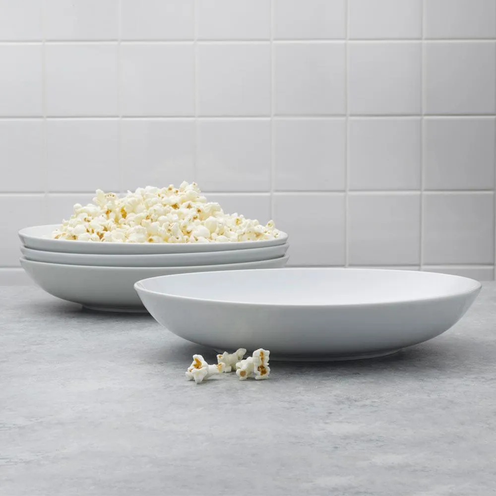 Fitz and Floyd Everyday White ciotole set 4 pezzi porcellana