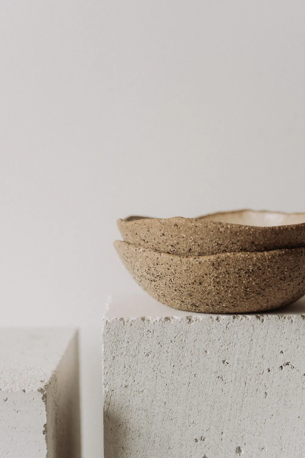 Poemi Aarde ciotola terrazzo 19 cm beige