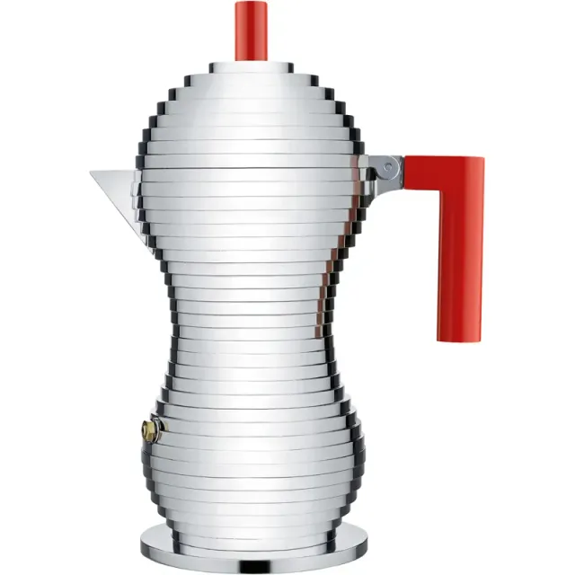 Alessi Pulcina Caffettiera Rossa 6 Tazze Induzione