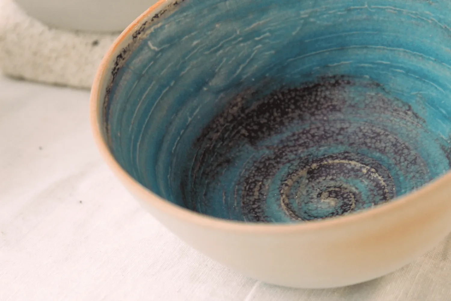 Studio Delta Pottery Baia ciotola gres turchese 15,5 cm