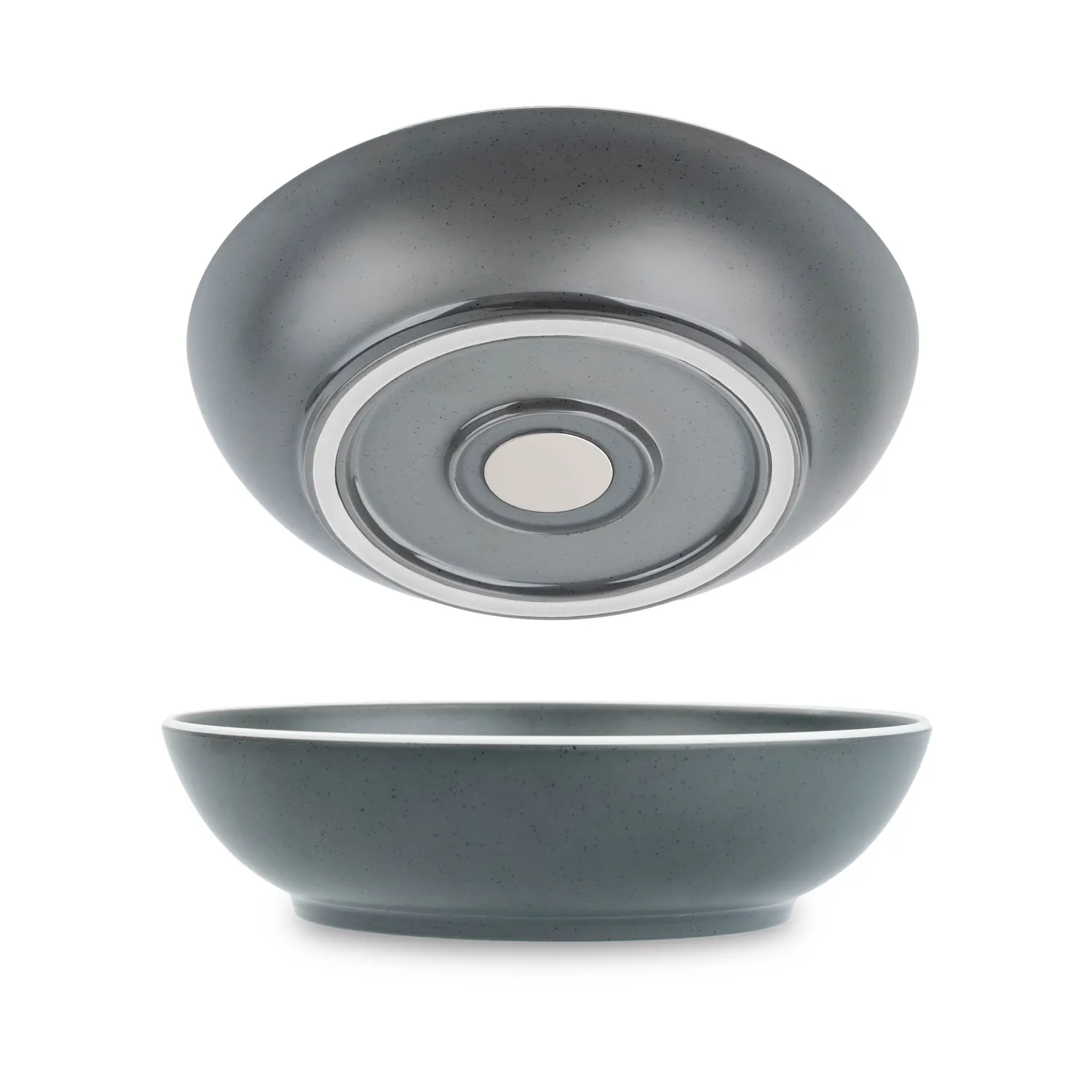 Silwy ciotole magnetiche plastica grigie 20 cm