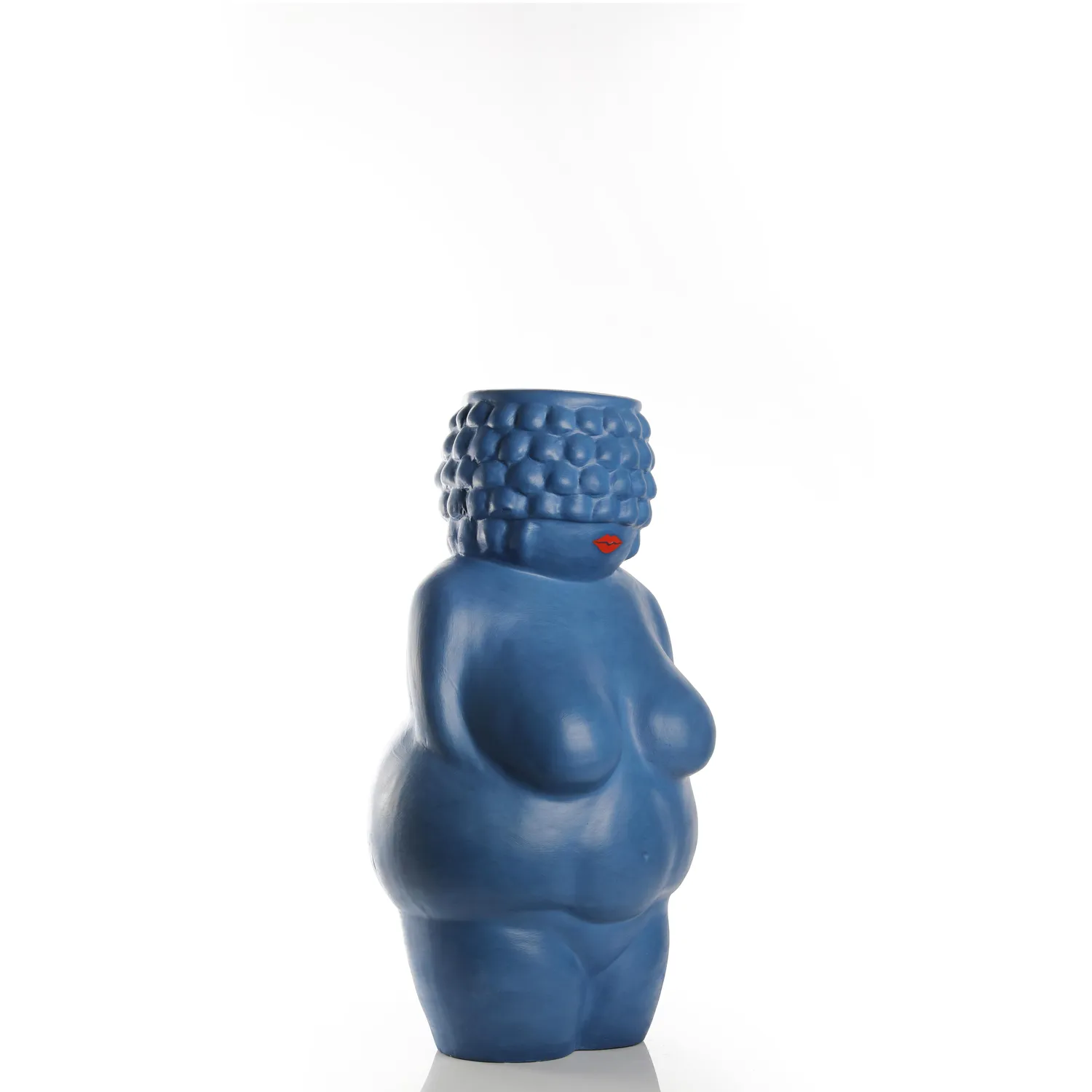 400 Gon Gisella Blu vaso terracotta blu 50 cm artigianale