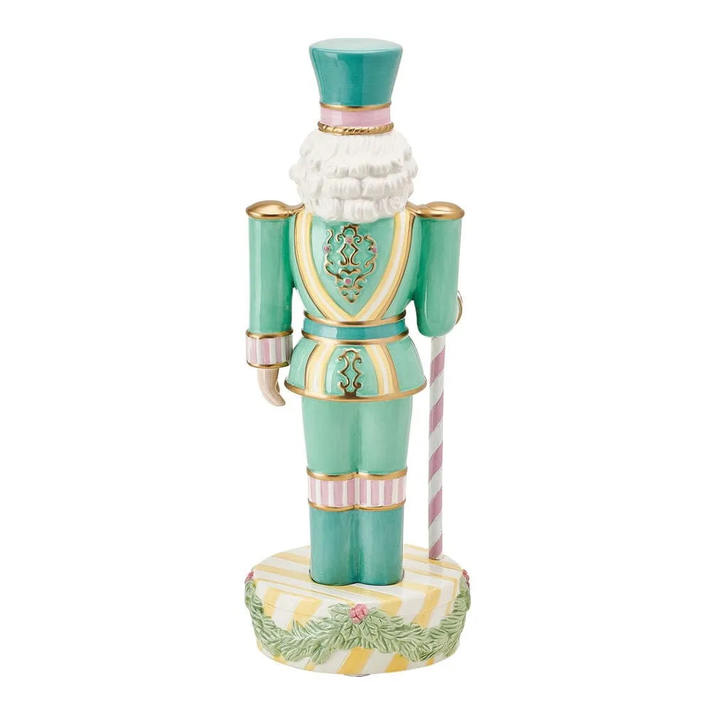 Fitz and Floyd Cotton Candy Soldier Schiaccianoci Natale 43 cm