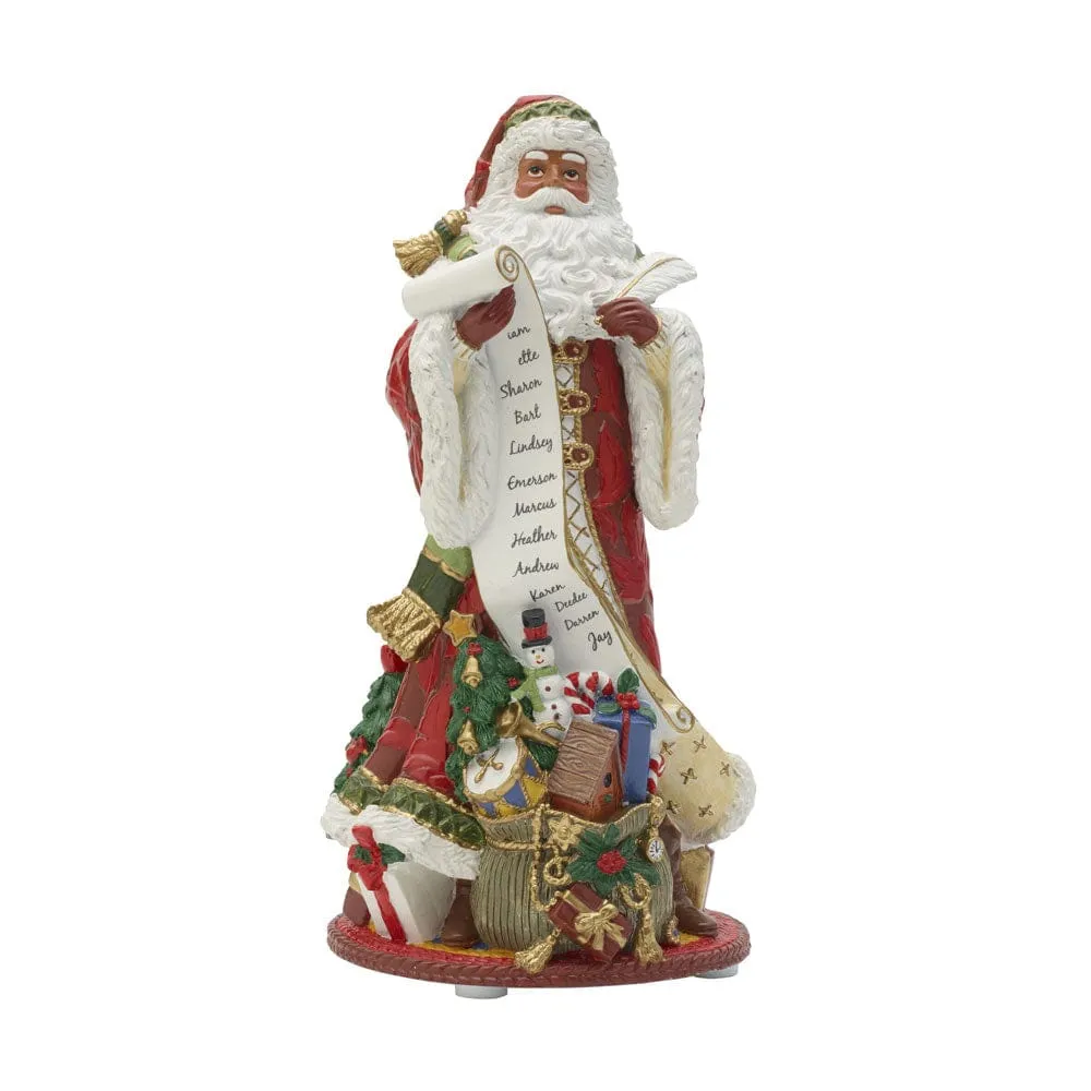 Fitz and Floyd Holiday Home Jolly Ole Saint Nicholas carillon 27 cm