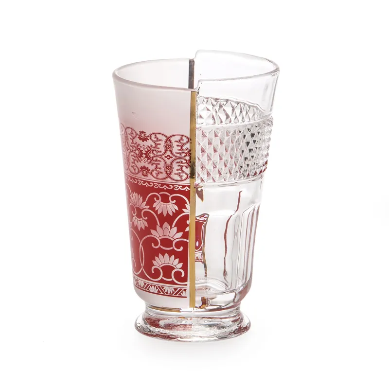 Seletti Hybrid Clarice set 3 bicchieri cocktail vetro
