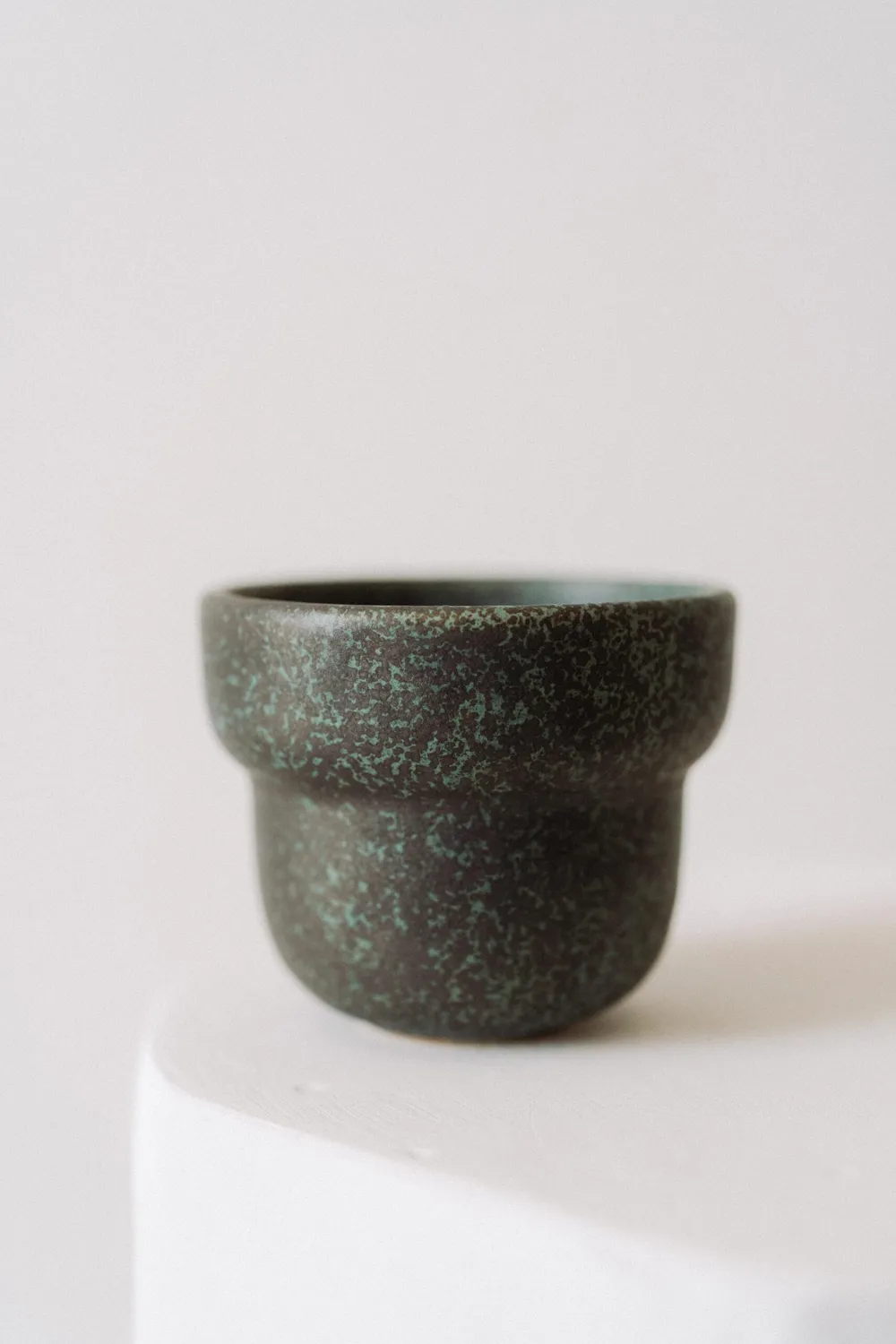 Poemi Cupping tazza 220 ml verde nero gres