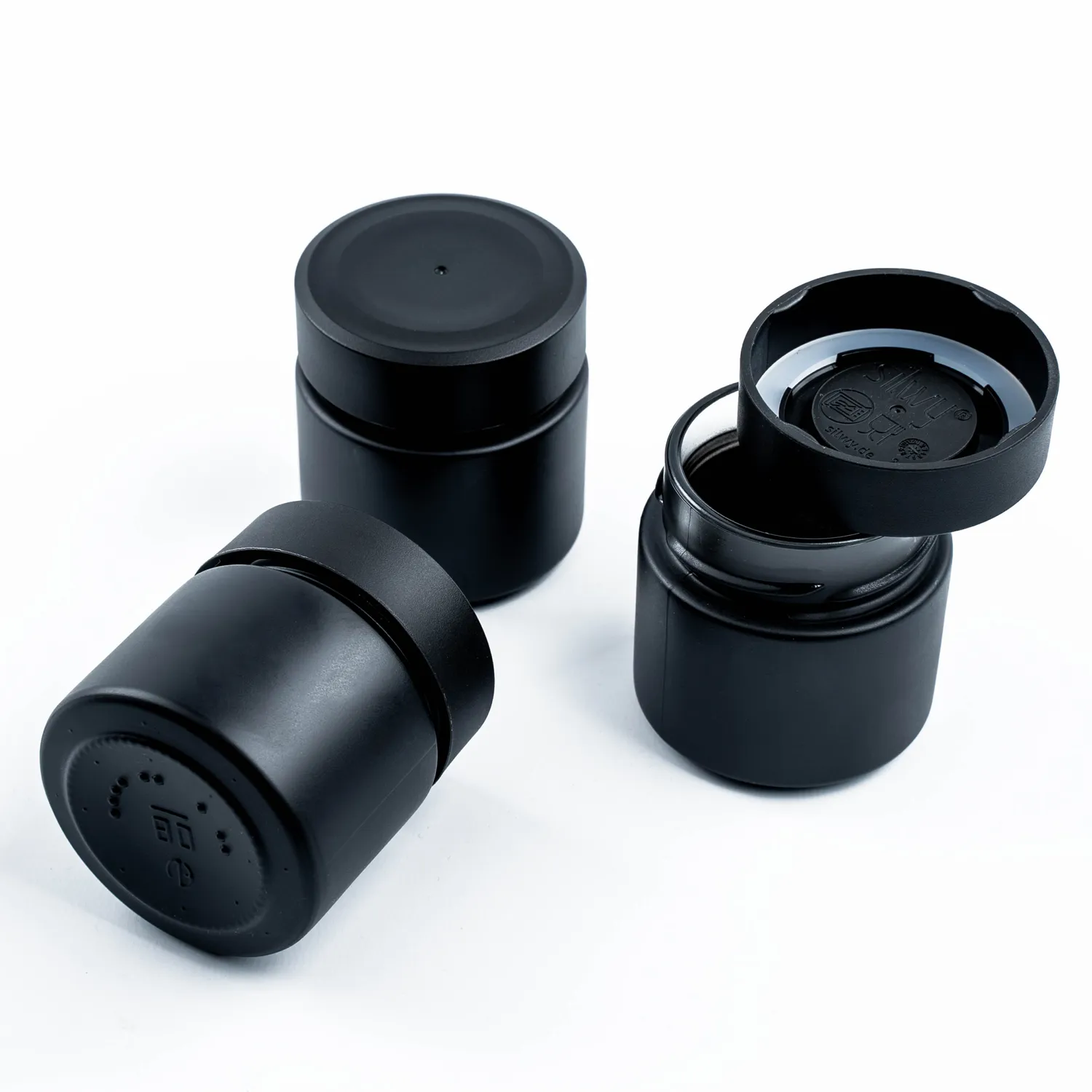 Silwy All Black barattoli magnetici 125 ml neri