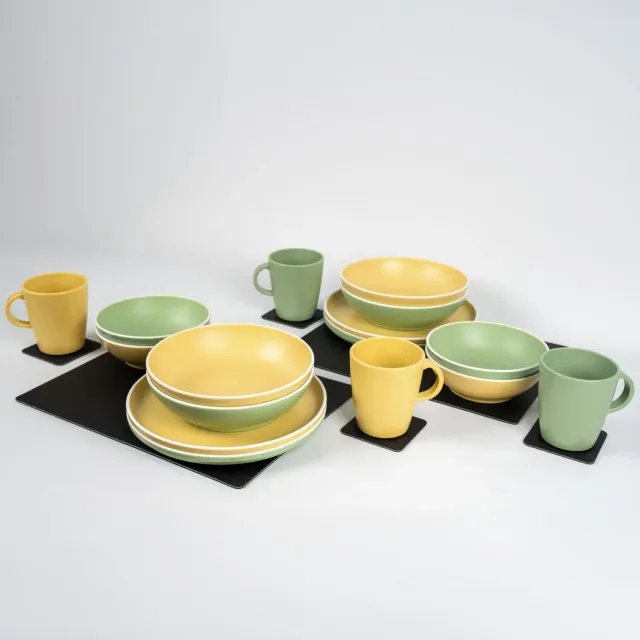 Silwy Dolomit Nature set stoviglie famiglia 18 pezzi