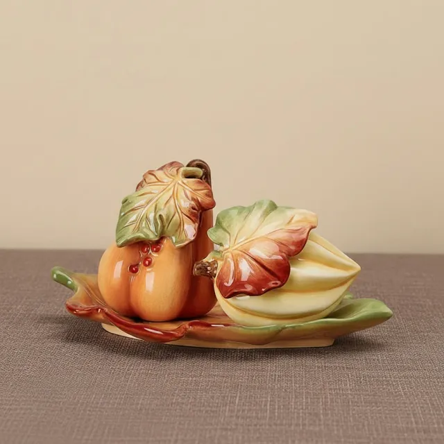 Fitz and Floyd Harvest set sale e pepe zucca