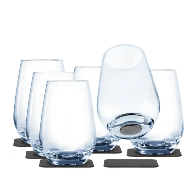 Silwy Longdrink bicchieri magnetici cristallo Tritan