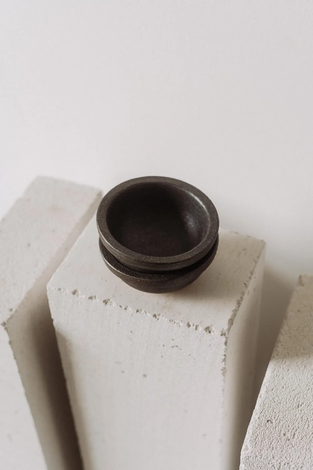 Poemi Earth ciotola bowl ceramica 12 cm antracite