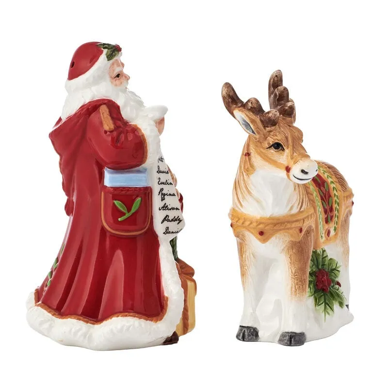 Fitz and Floyd Santa's Gift set sale e pepe Babbo Natale