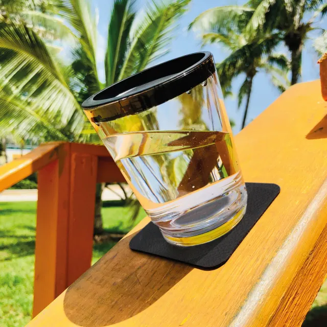 Silwy Classica Tripla tazza magnetica con pad antiscivolo