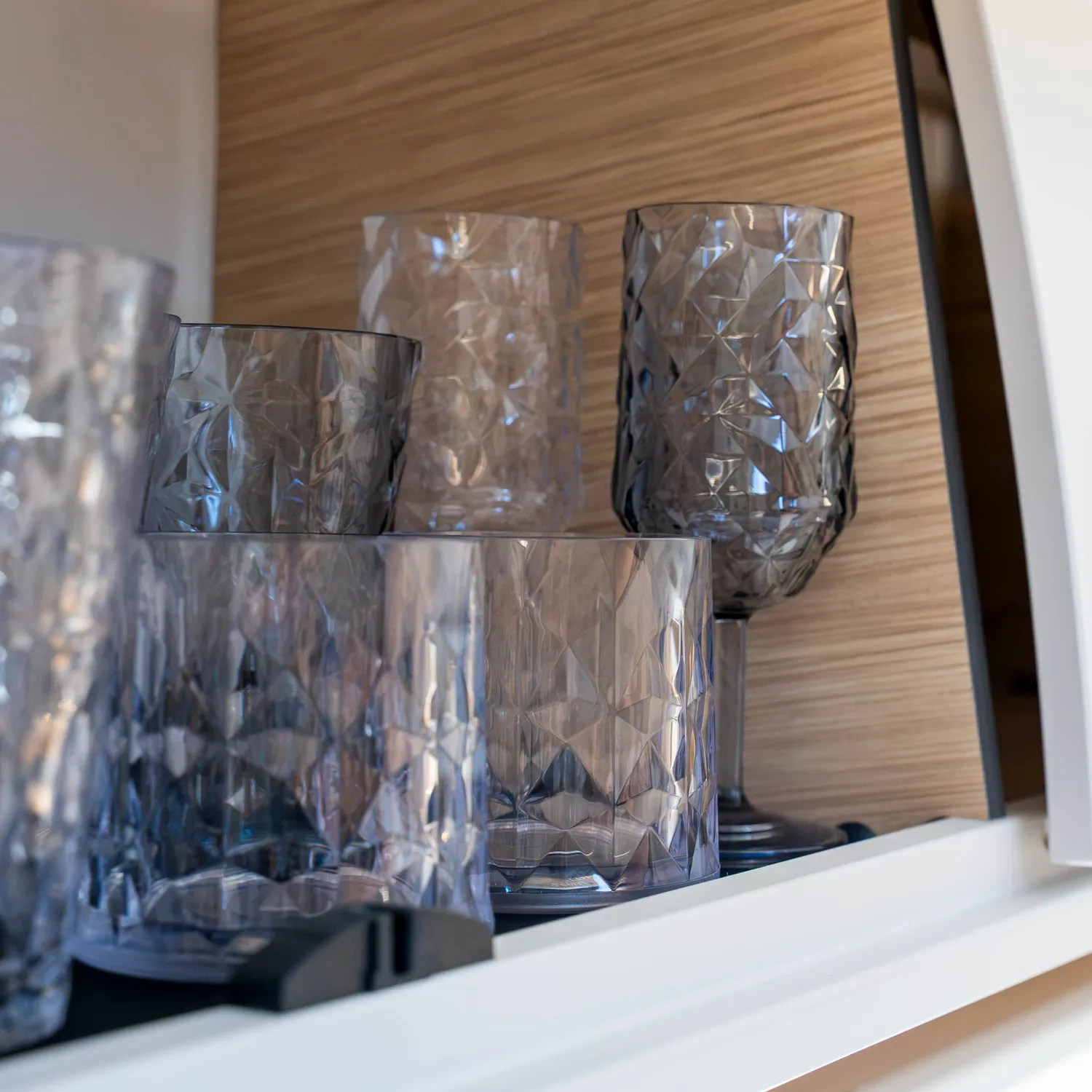 Silwy Tumbler bicchiere magnetico plastica trasparente