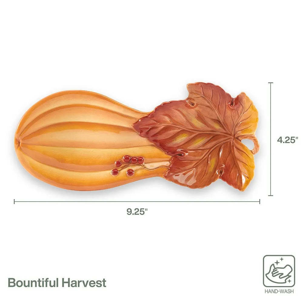 Fitz and Floyd Harvest poggia mestolo zucca maiolica